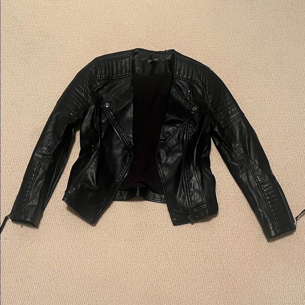 Topshop | Classic Leather Jacket